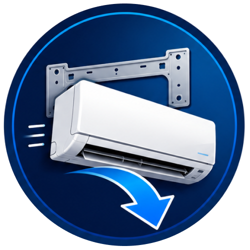 icone desinstalacao de ar condicionado